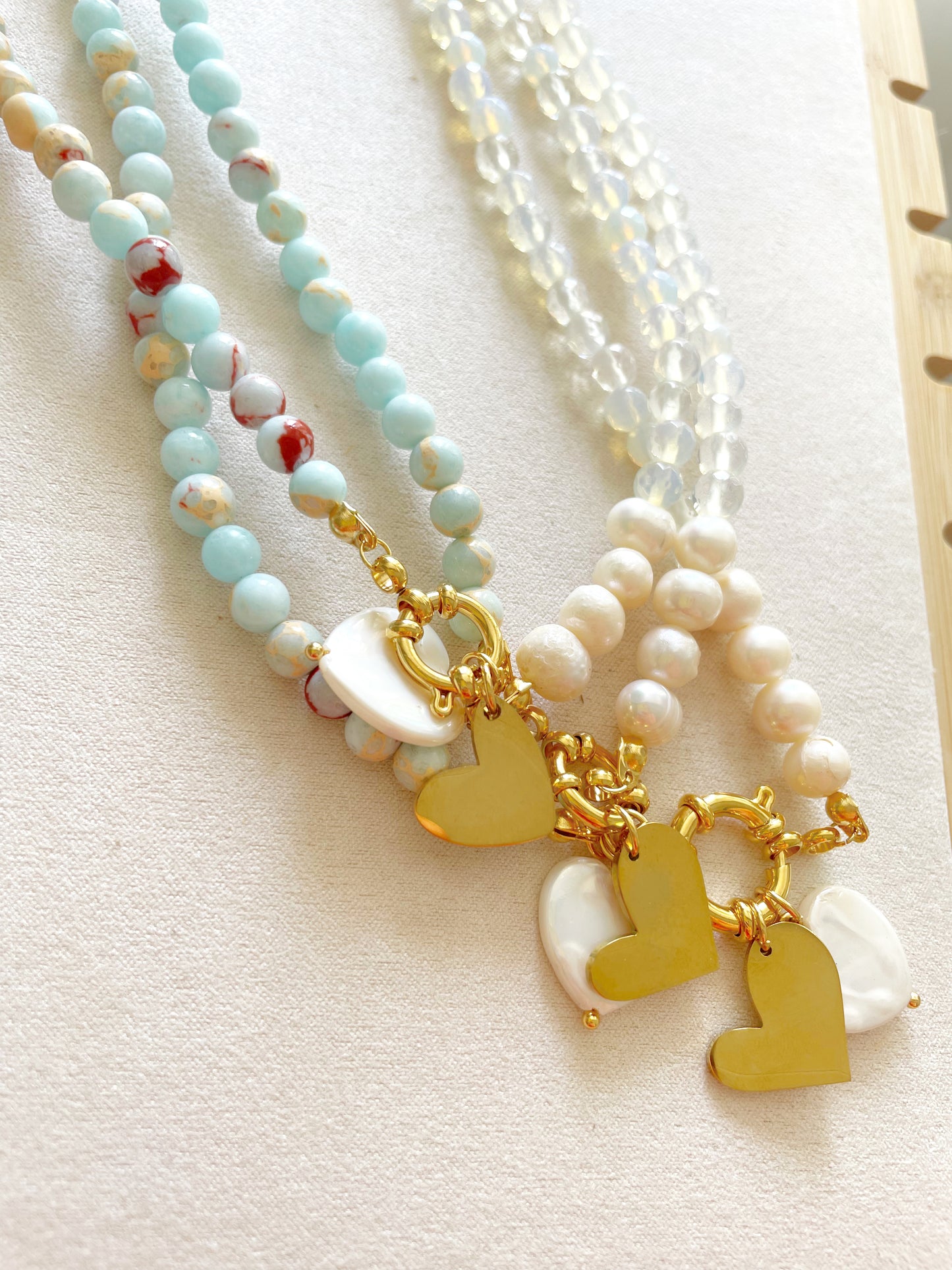 Collar en pastel