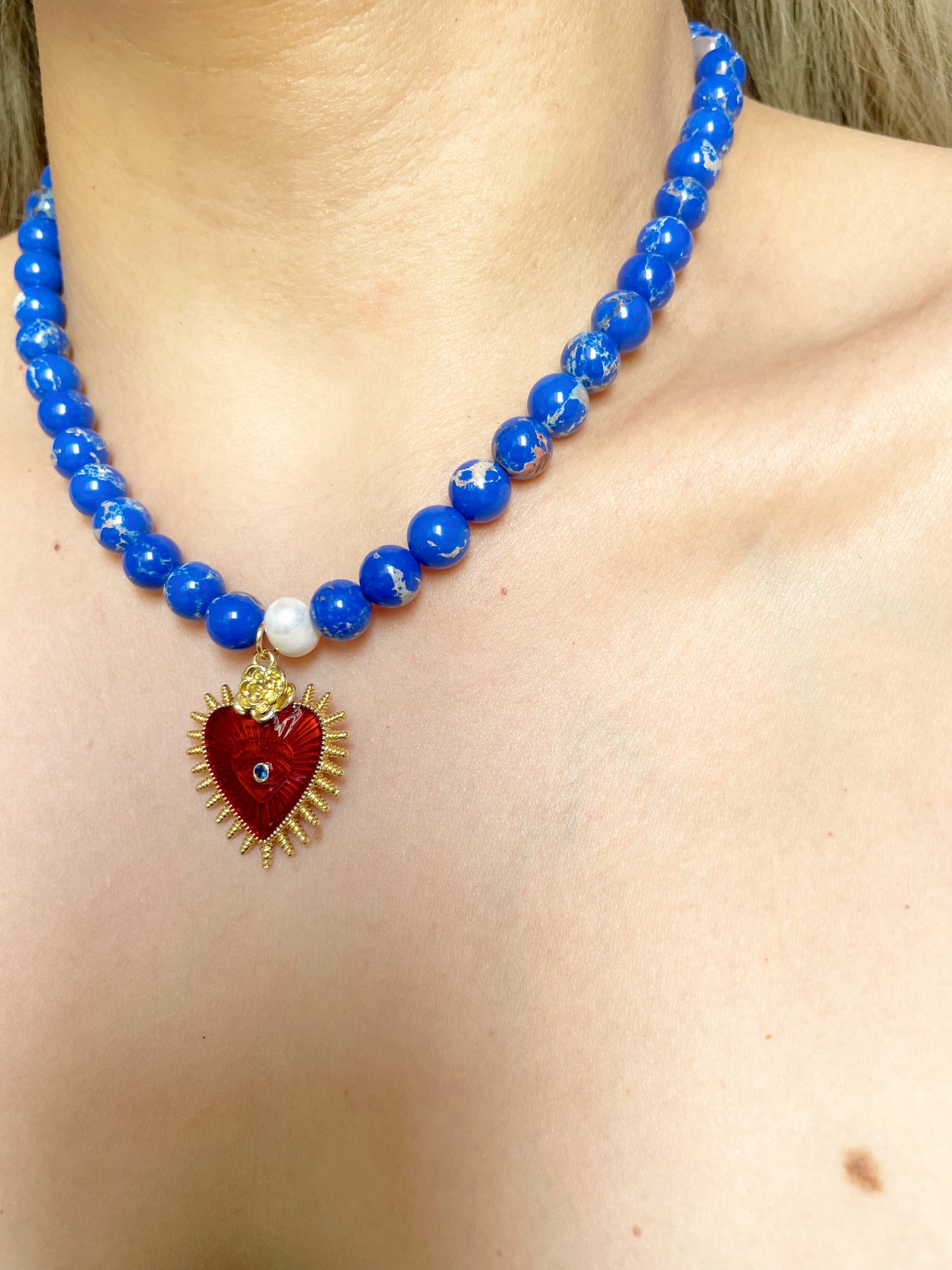 🌟Novedad, Collar en azul eléctrico ⚡️