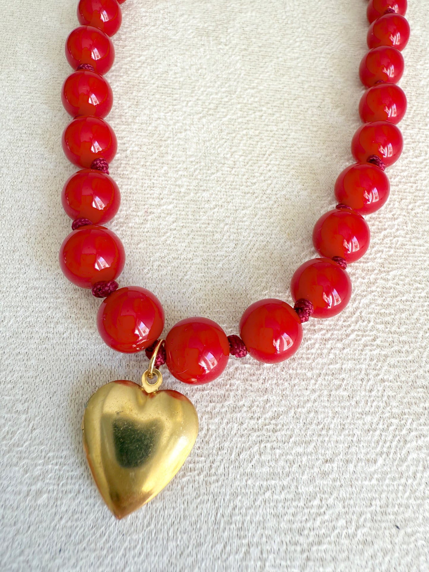 Collar rojo carmesí ❤️🔥