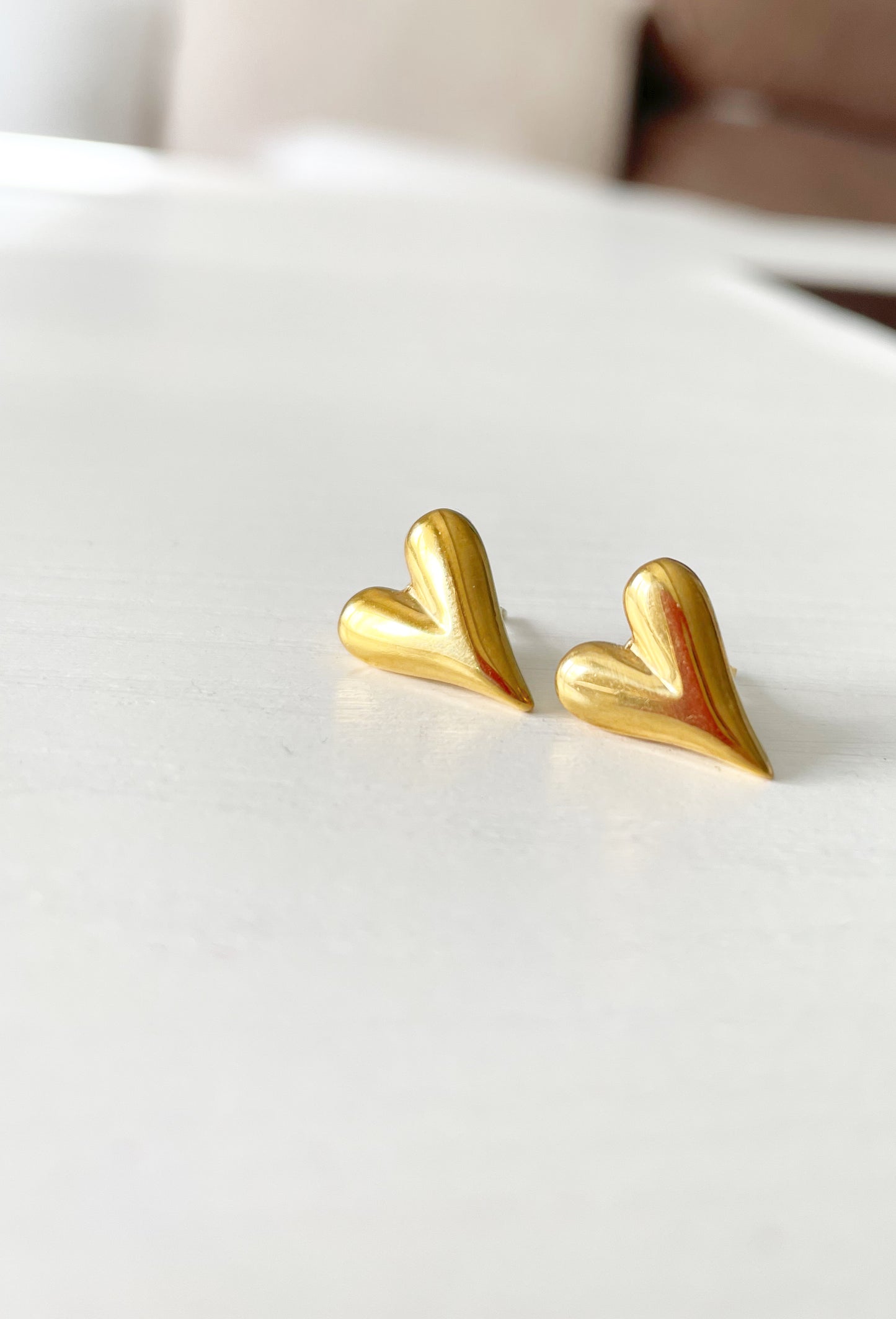 Pendientes corazón.