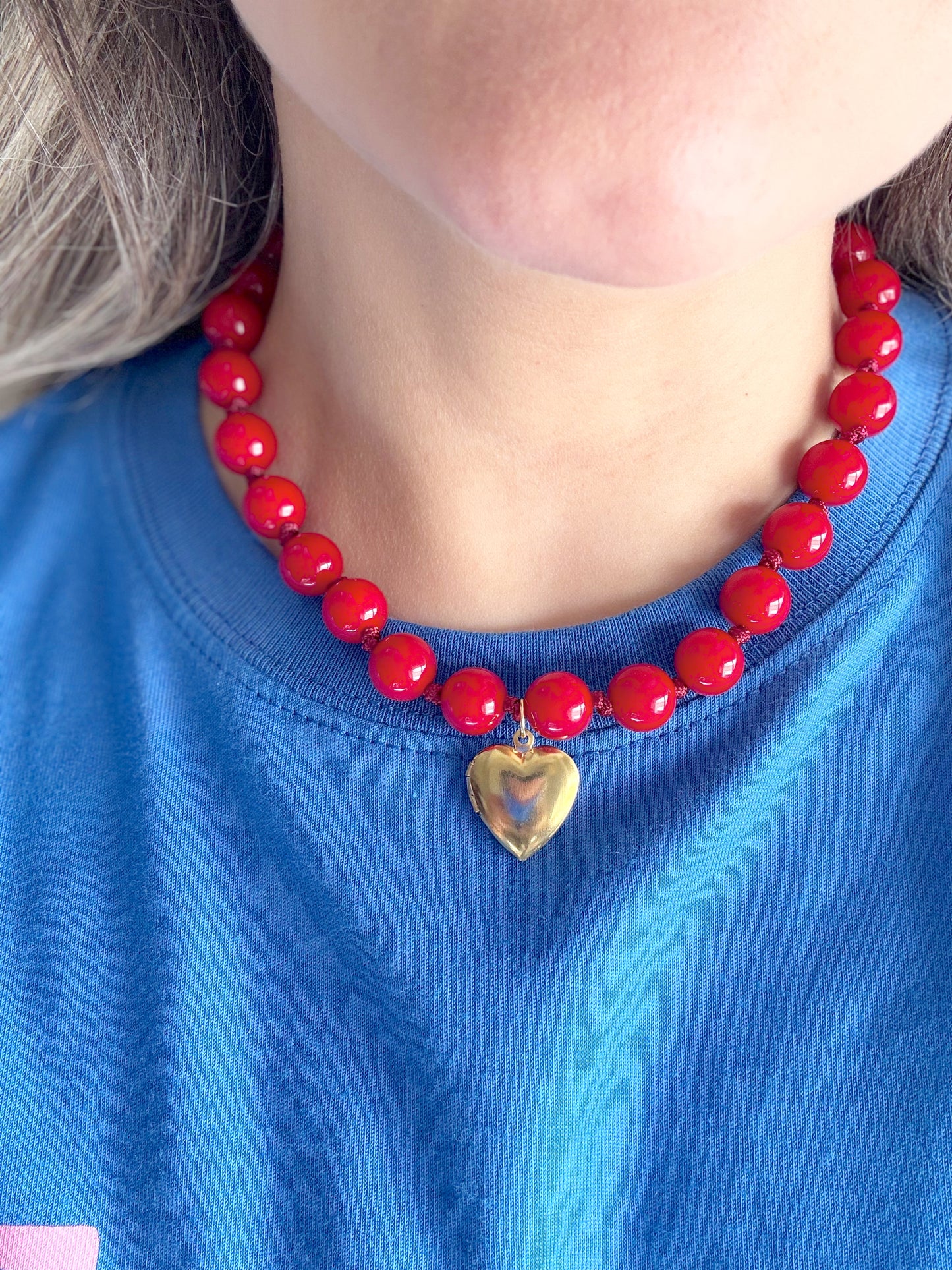 Collar rojo carmesí ❤️🔥