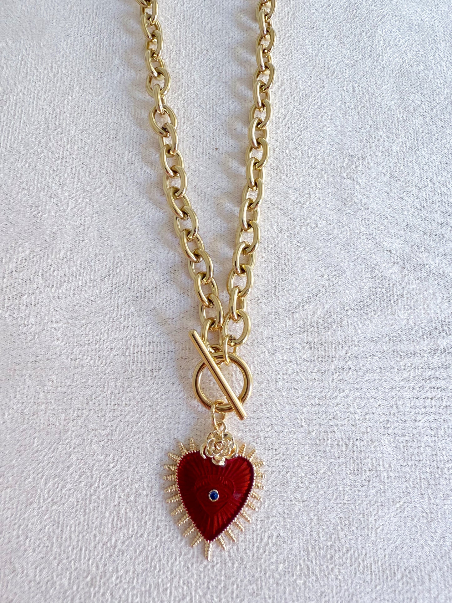 Maxi con corazón esmaltado ❤️🔥