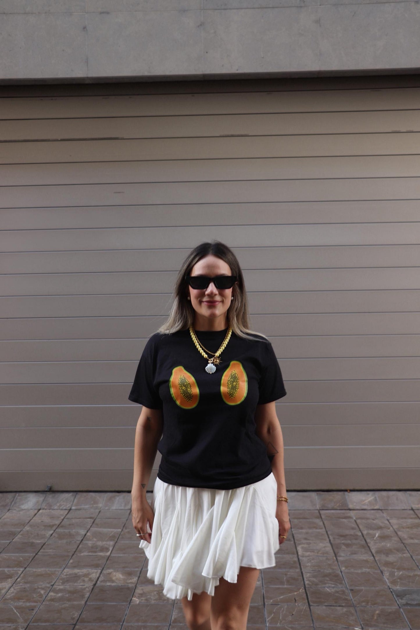 T-shirt Papaya