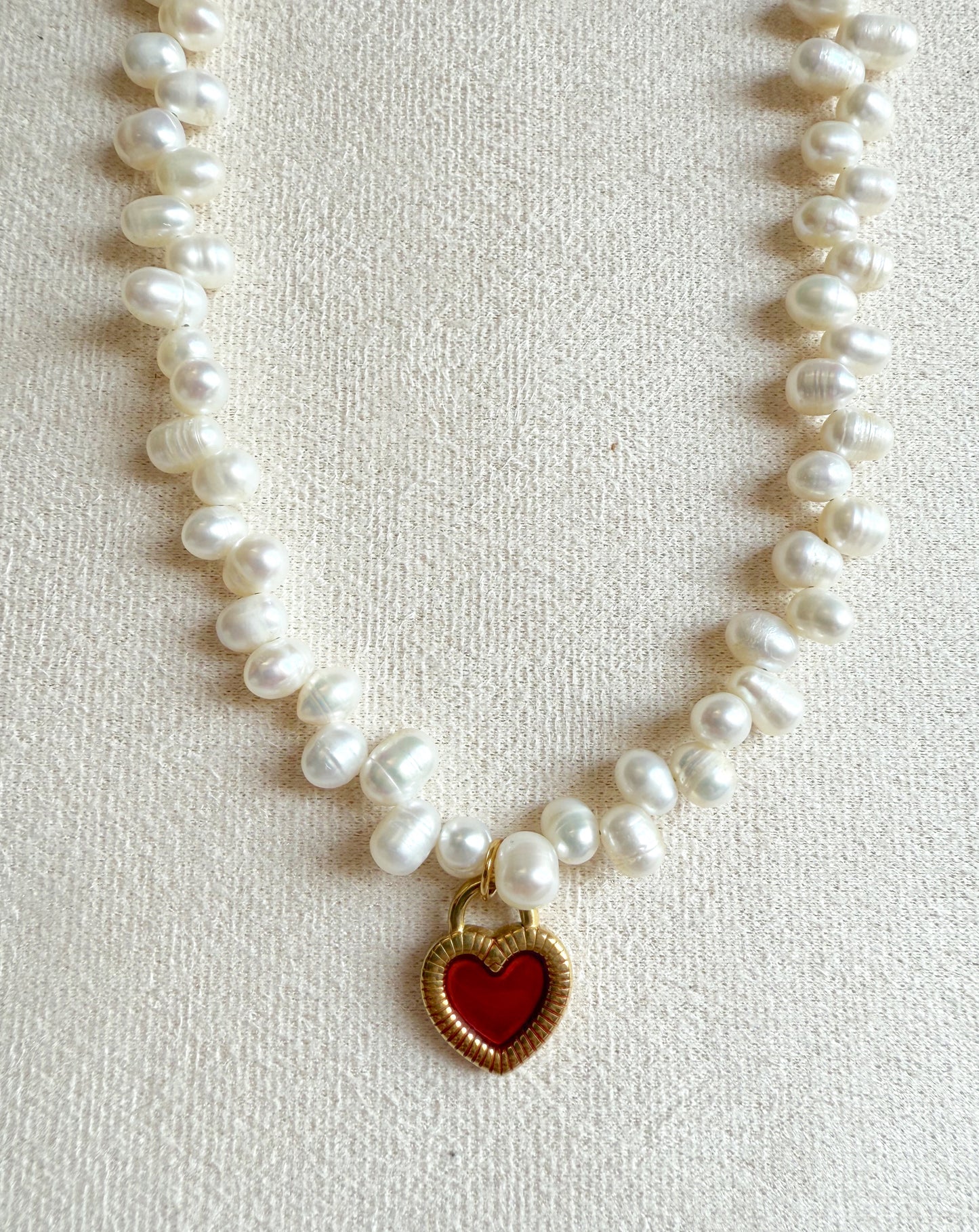 Perla + corazón