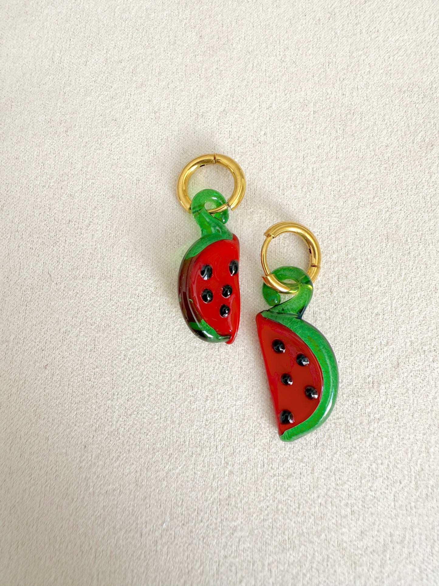 Pendientes sandía