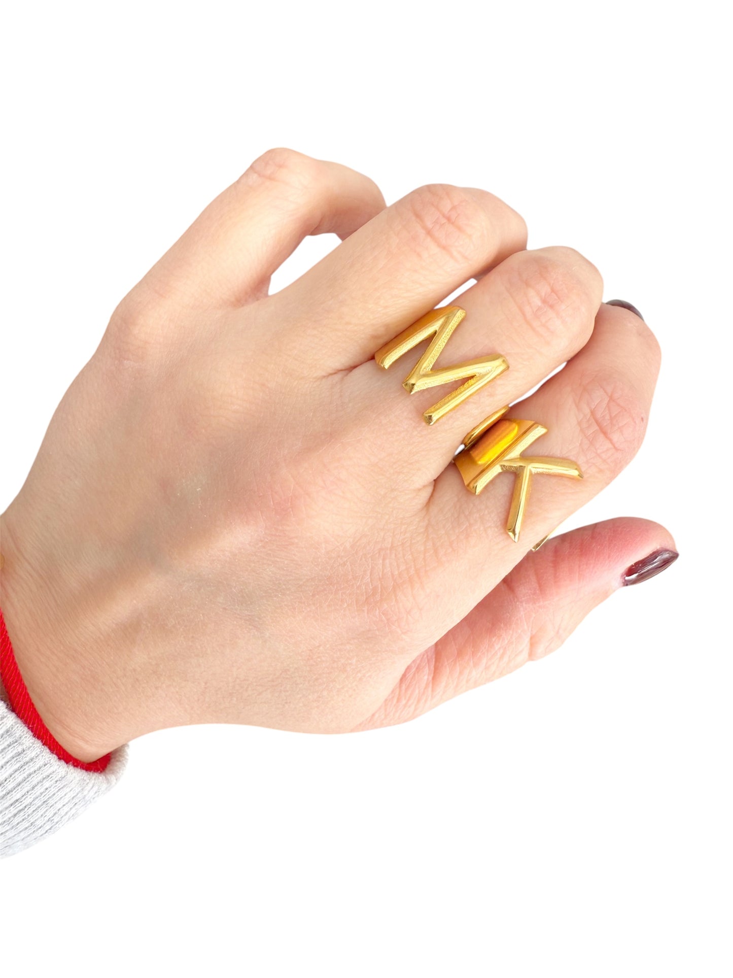 Anillos con inicial