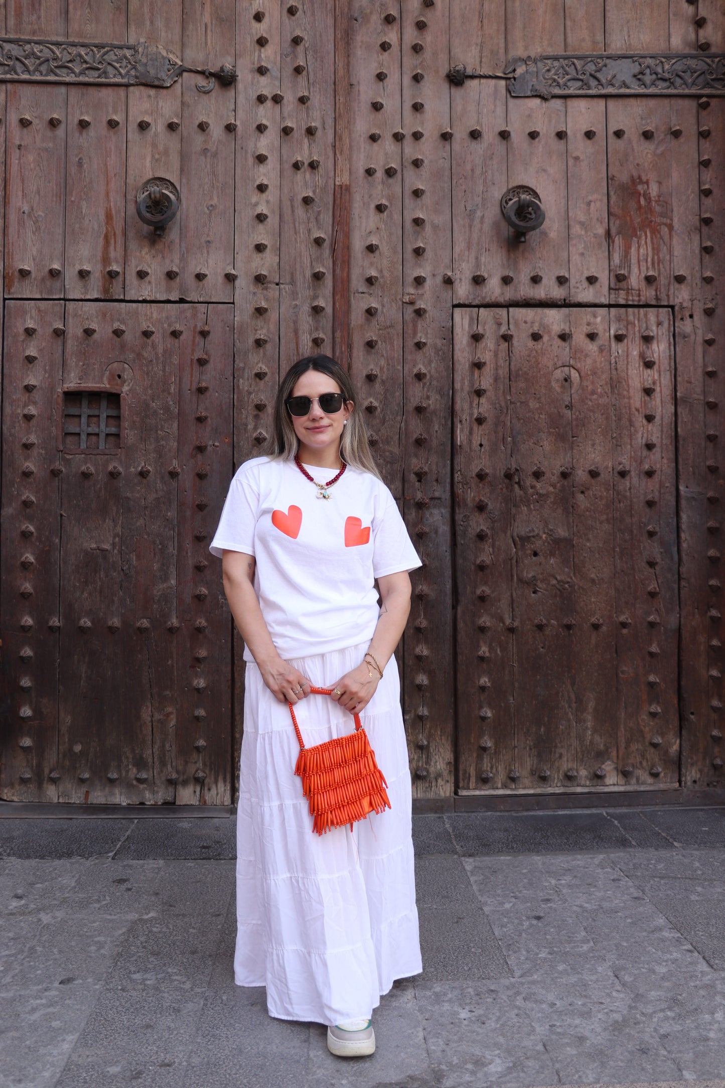 T-shirt corazón mini