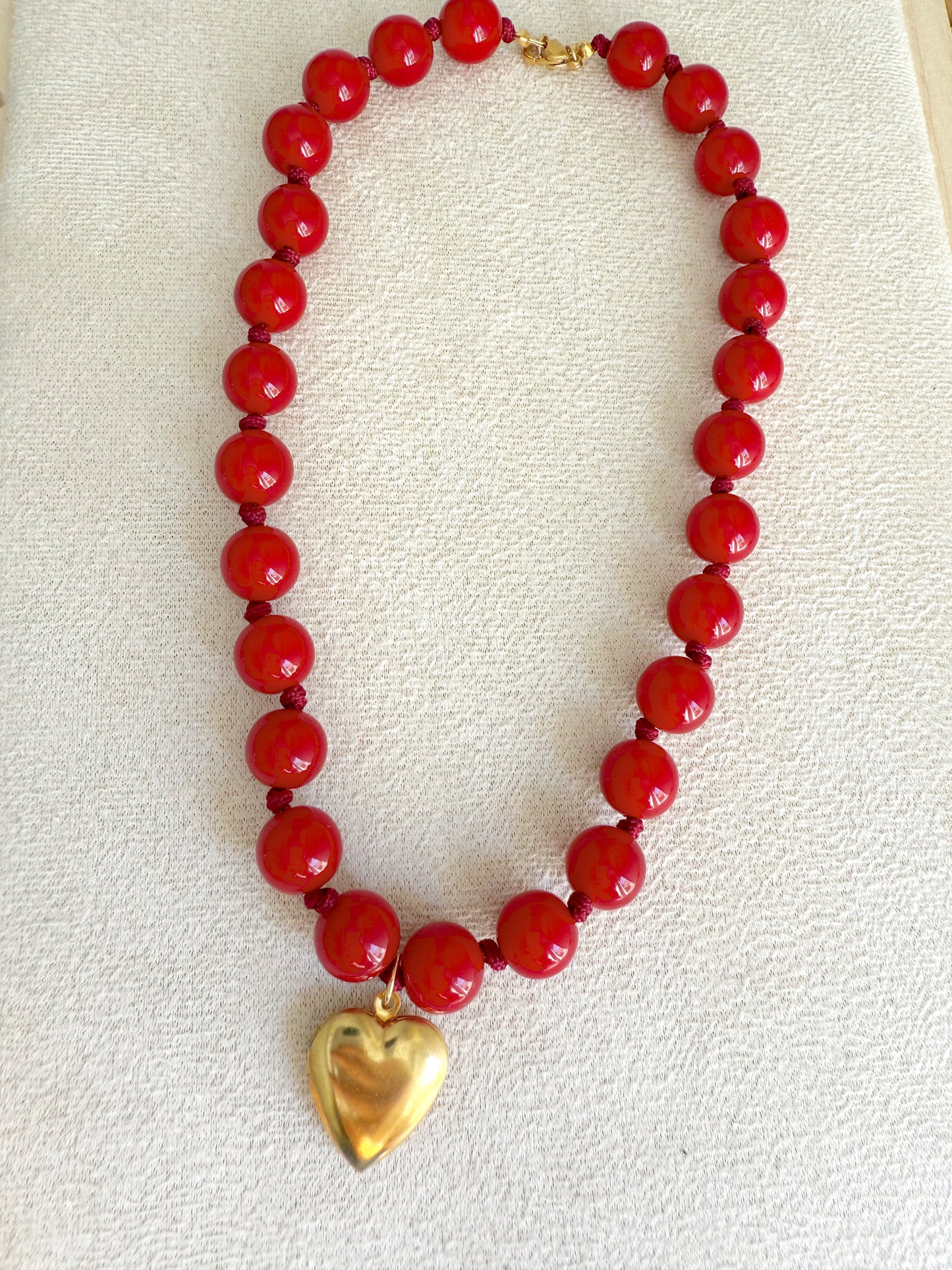 Collar rojo carmesí ❤️🔥