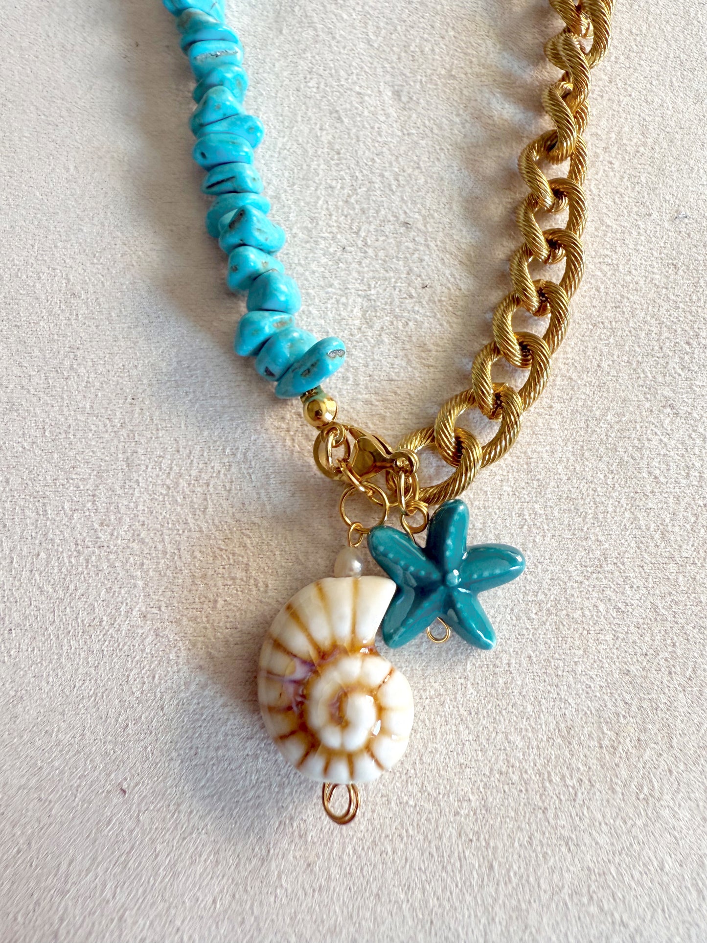 Mix: chain + turquoise🦋🪼🐳