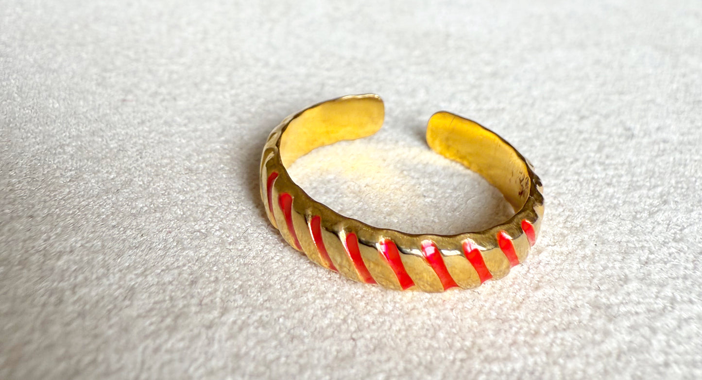 Anillos con líneas