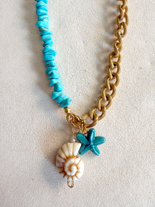 Mix: chain + turquoise🦋🪼🐳