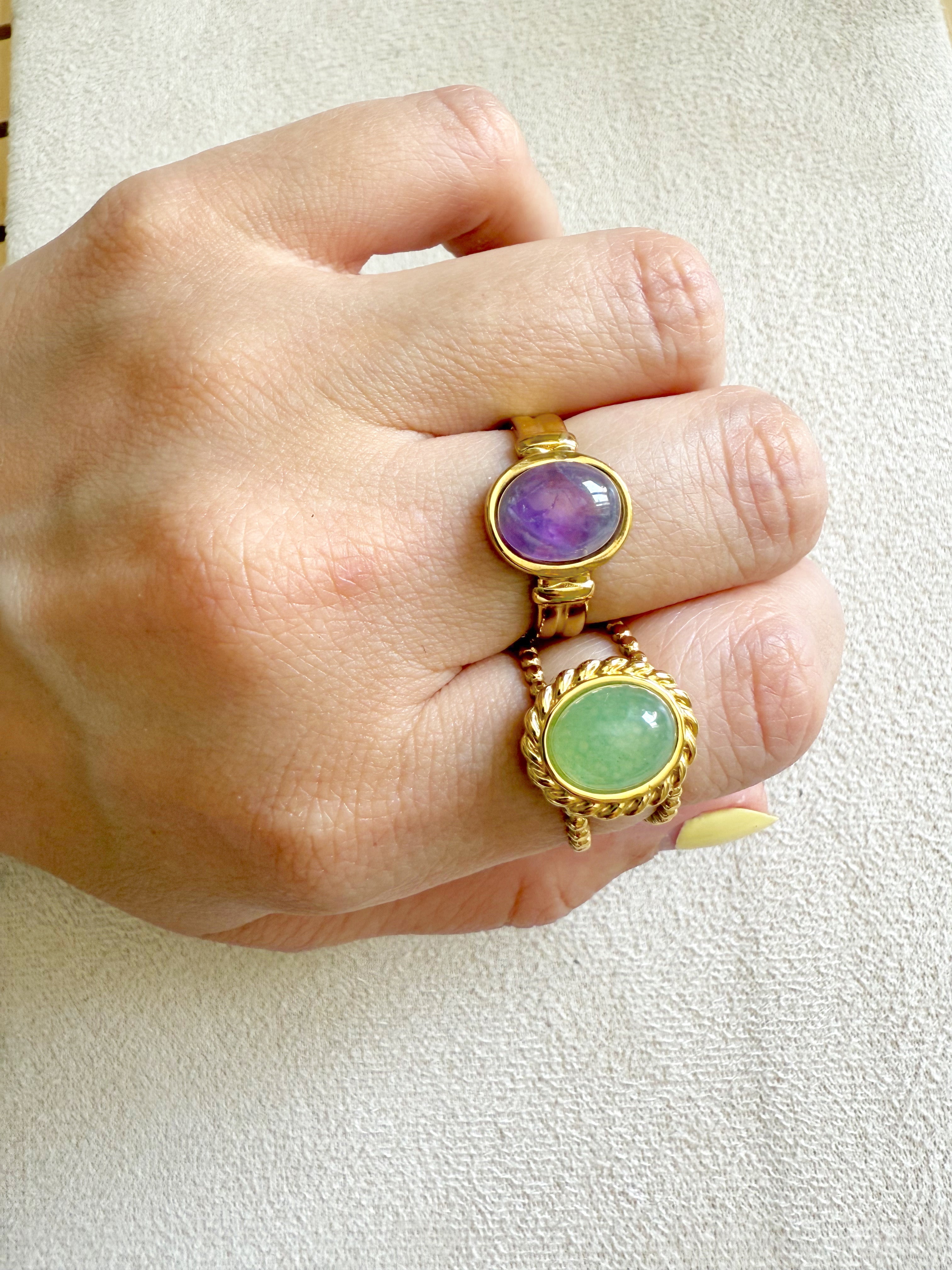 Anillos piedras