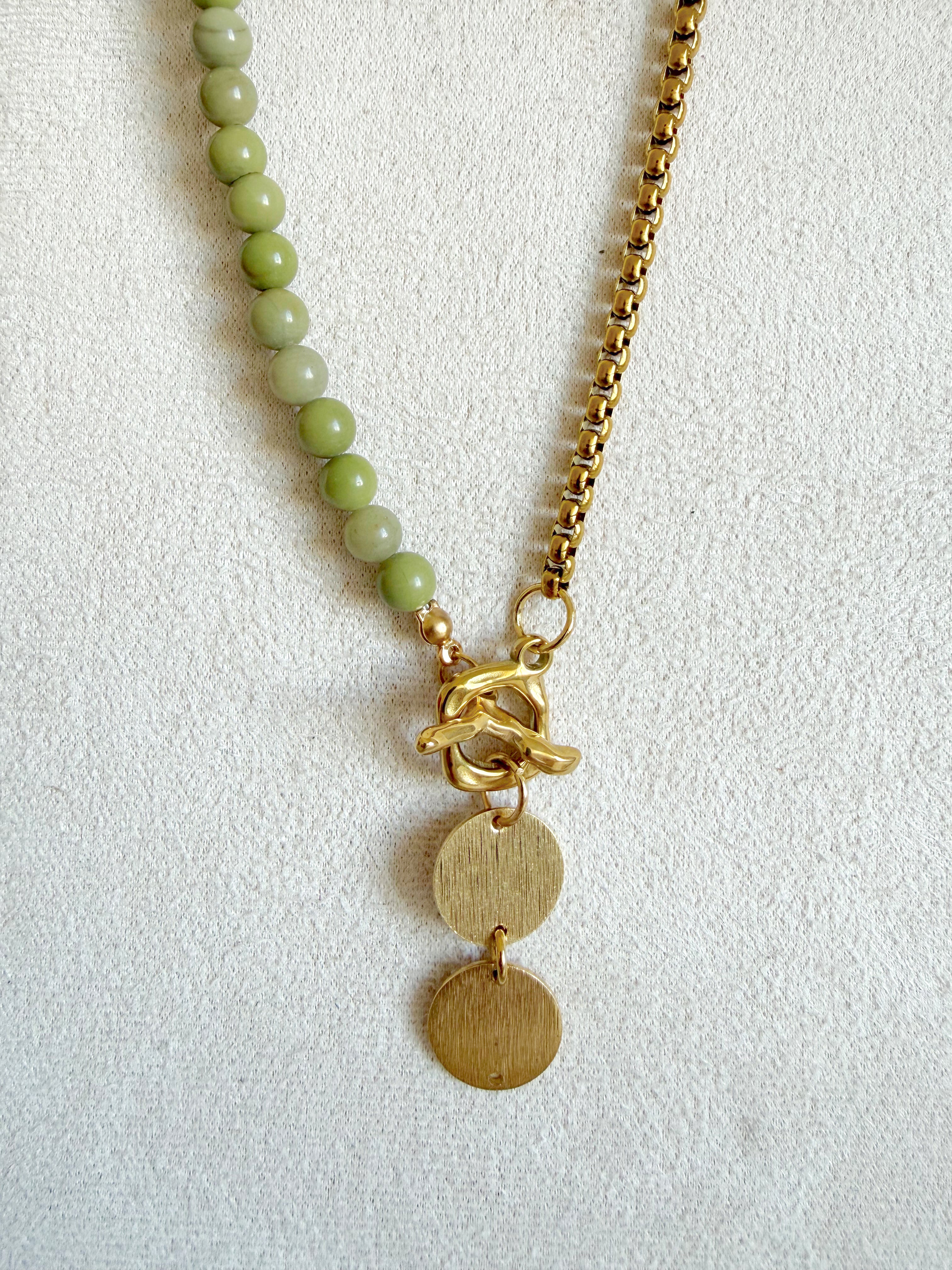 Colla mix con cadena en acero,