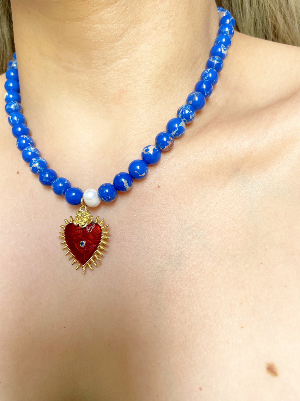 🌟Novedad, Collar en azul eléctrico ⚡️