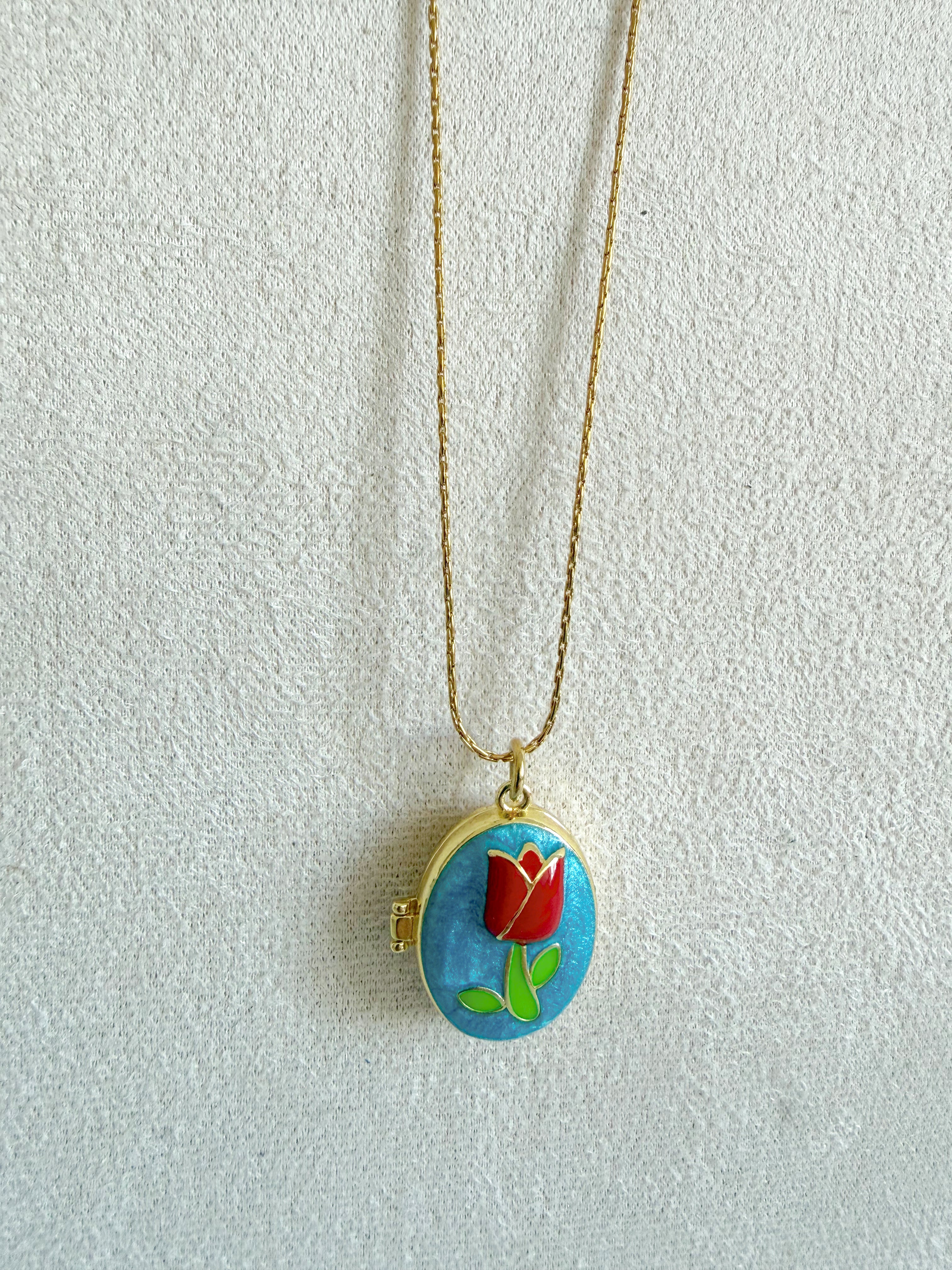 Relicario tulipán