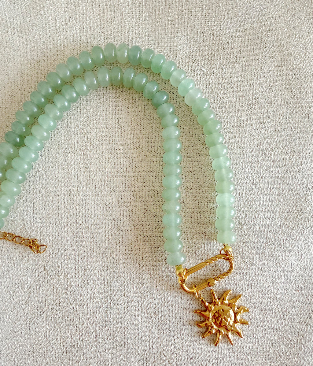 Collar de aventurina Verde