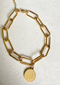 Pulsera medalla San Benito