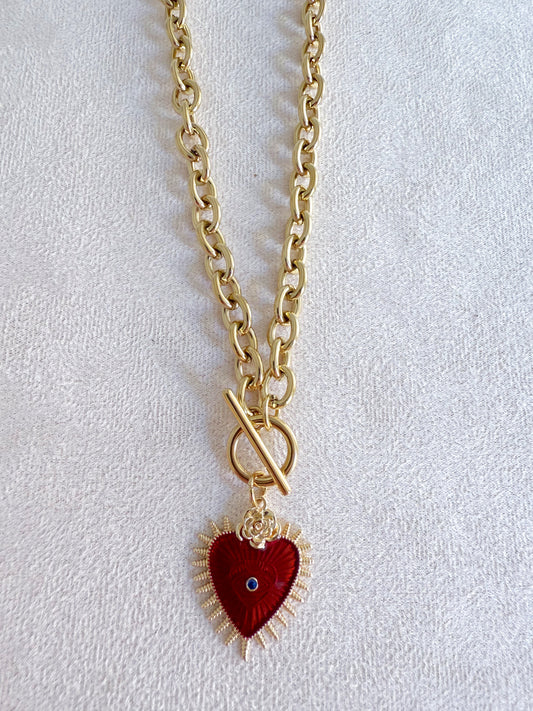 Maxi con corazón esmaltado ❤️‍🔥