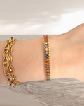 Brazalete strass multicolor
