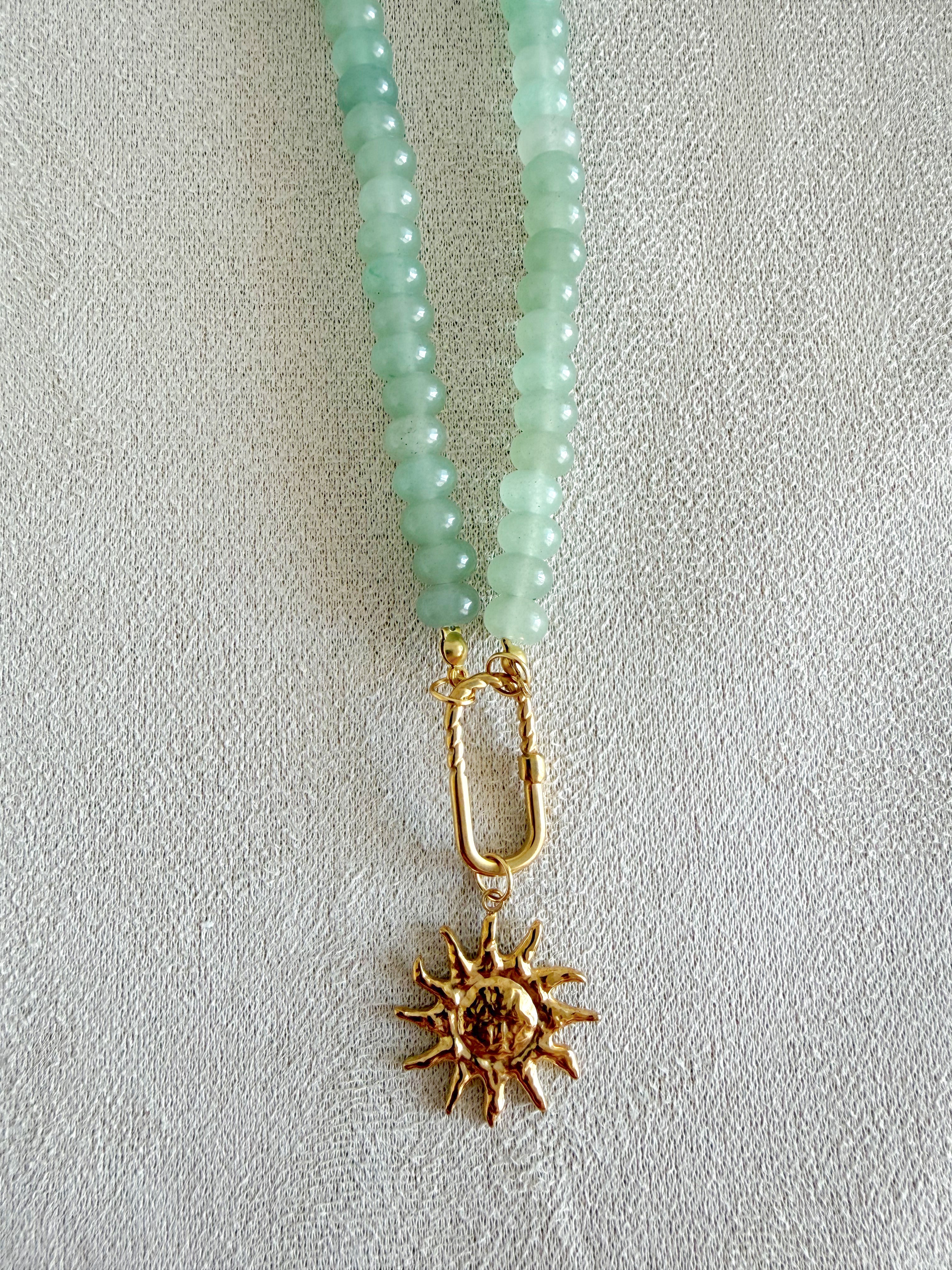 Collar de aventurina Verde