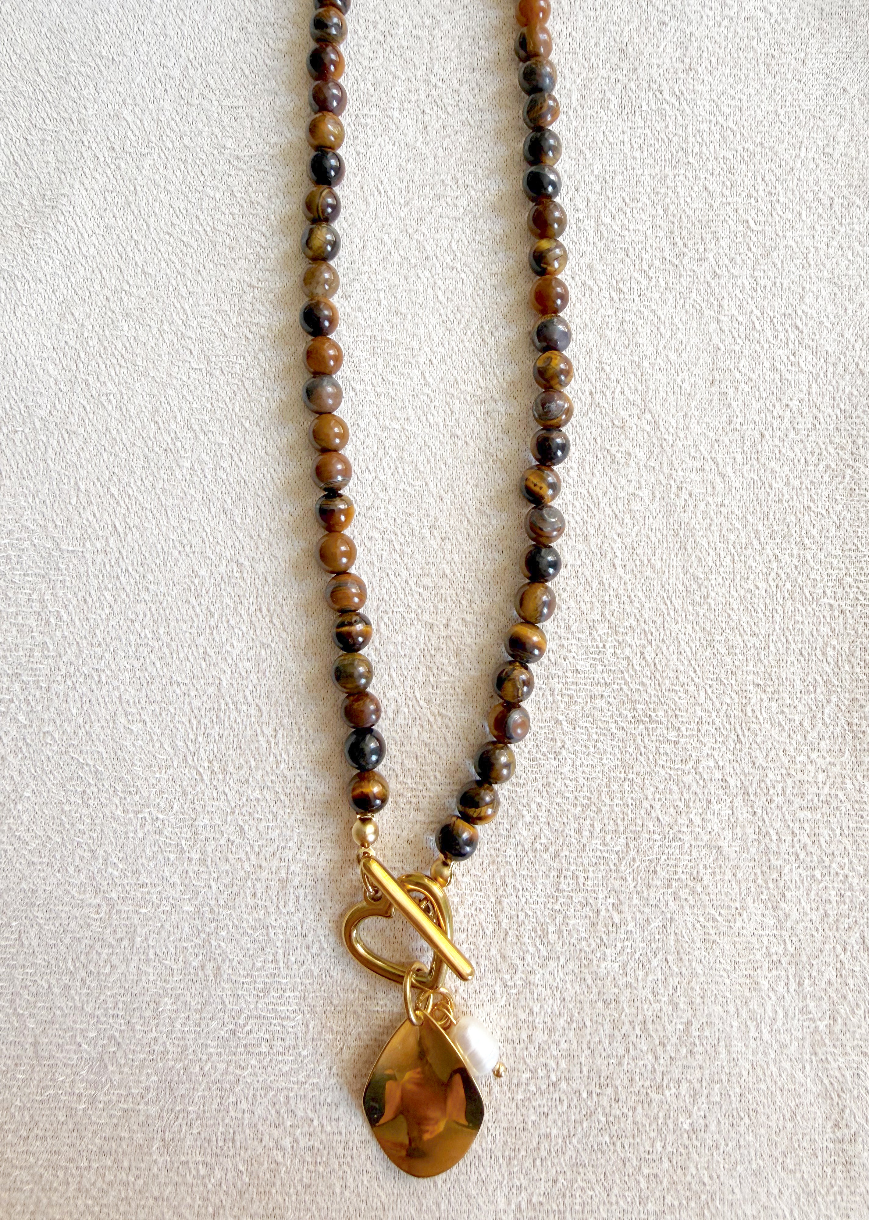 Collar ojo de tigre 👁️