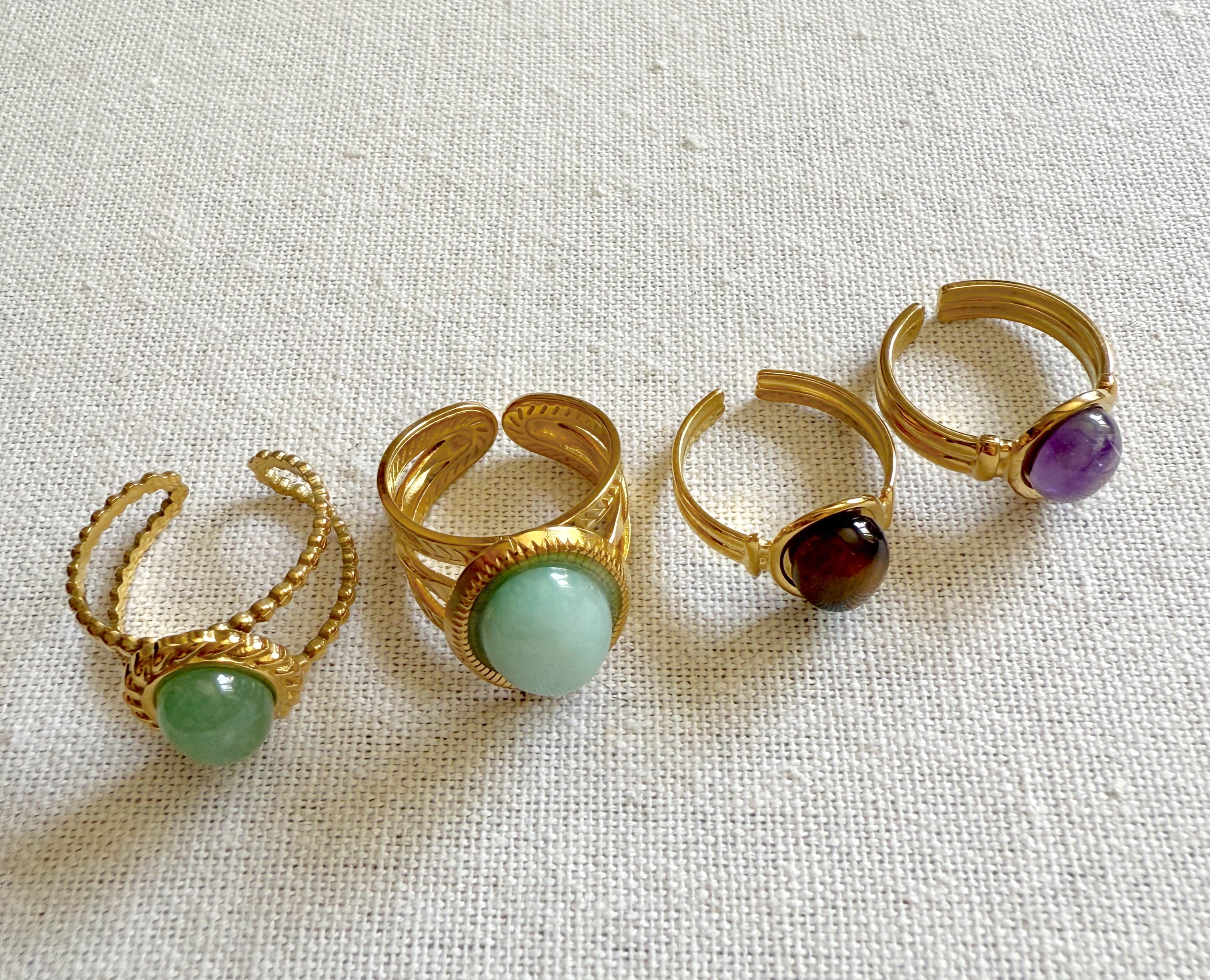 Anillos piedras