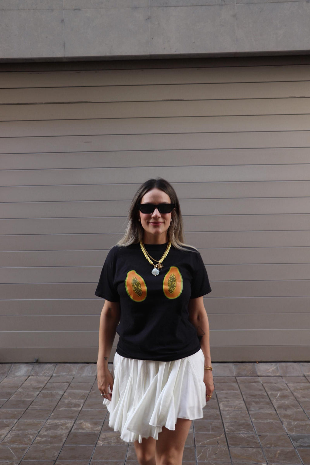 T-shirt Papaya
