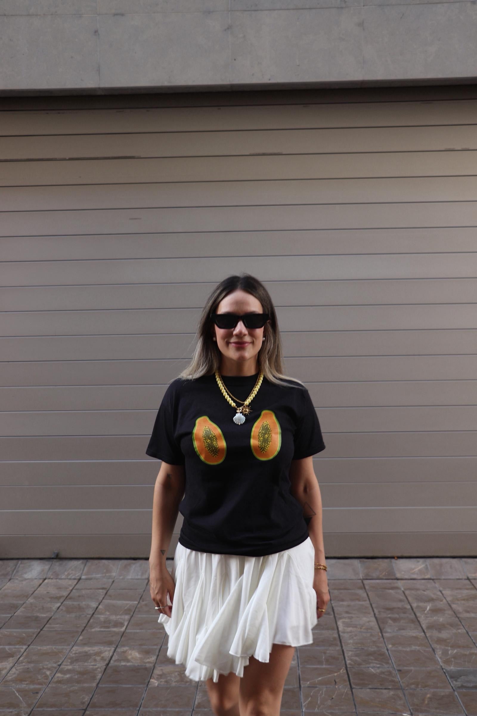 T-shirt Papaya