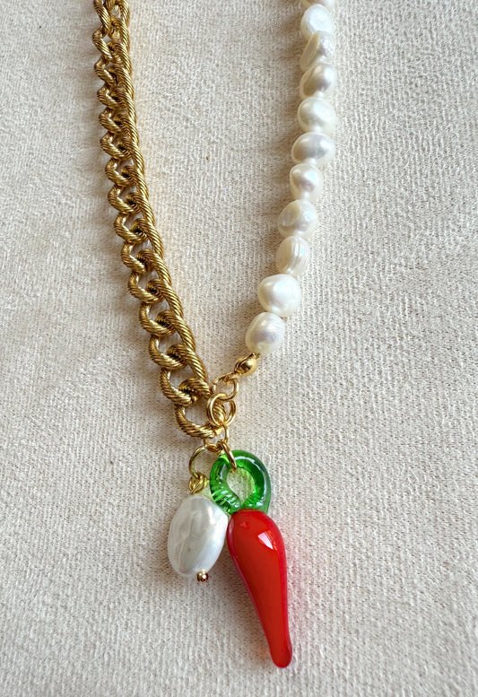 Cadena + perla