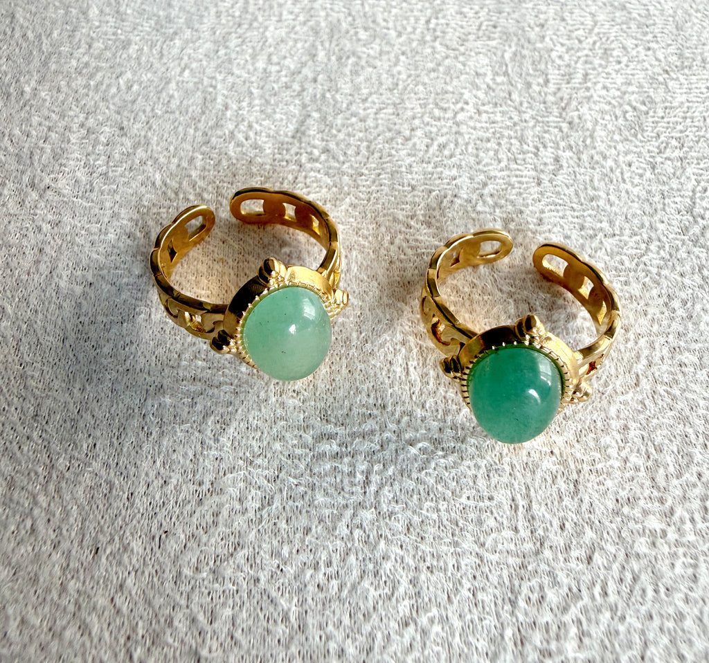 Anillo jade cadenita