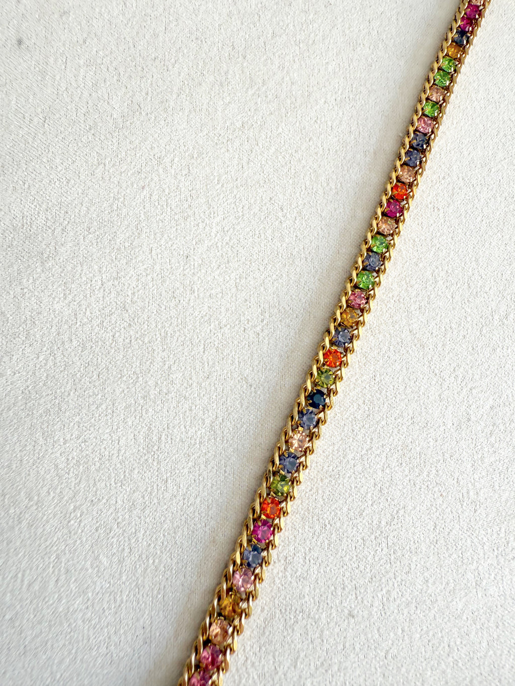 Brazalete strass multicolor