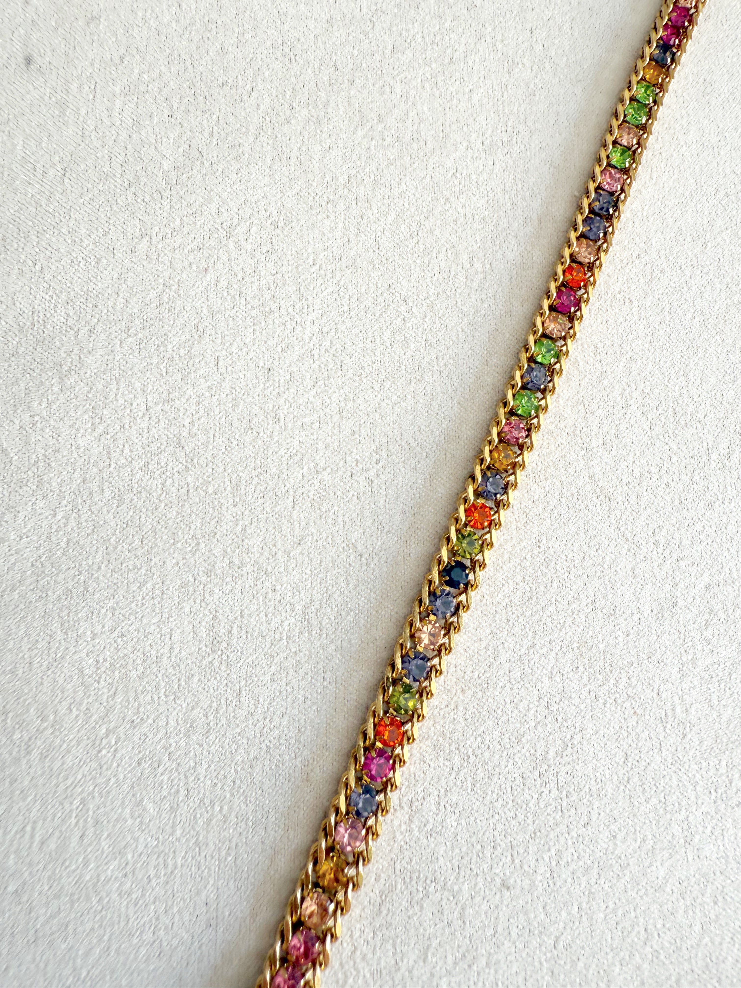 Brazalete strass multicolor