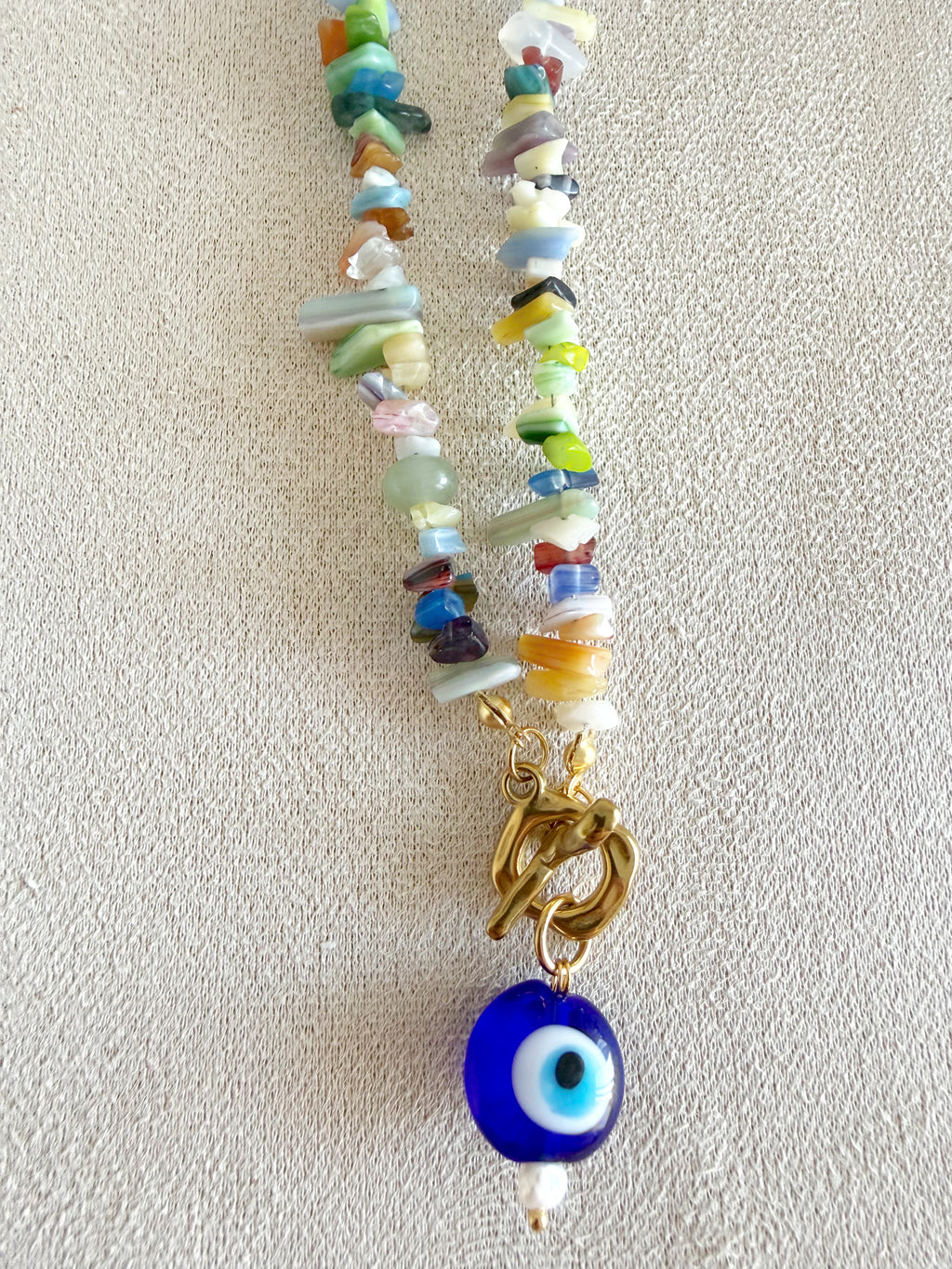 Coral + ojo turco