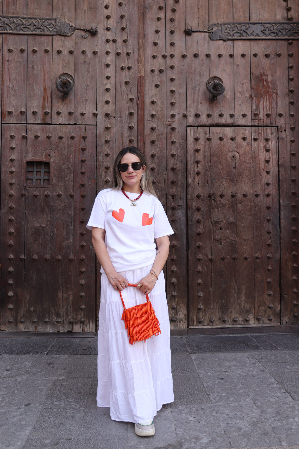 T-shirt corazón mini