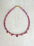 Collar piedra facetadas