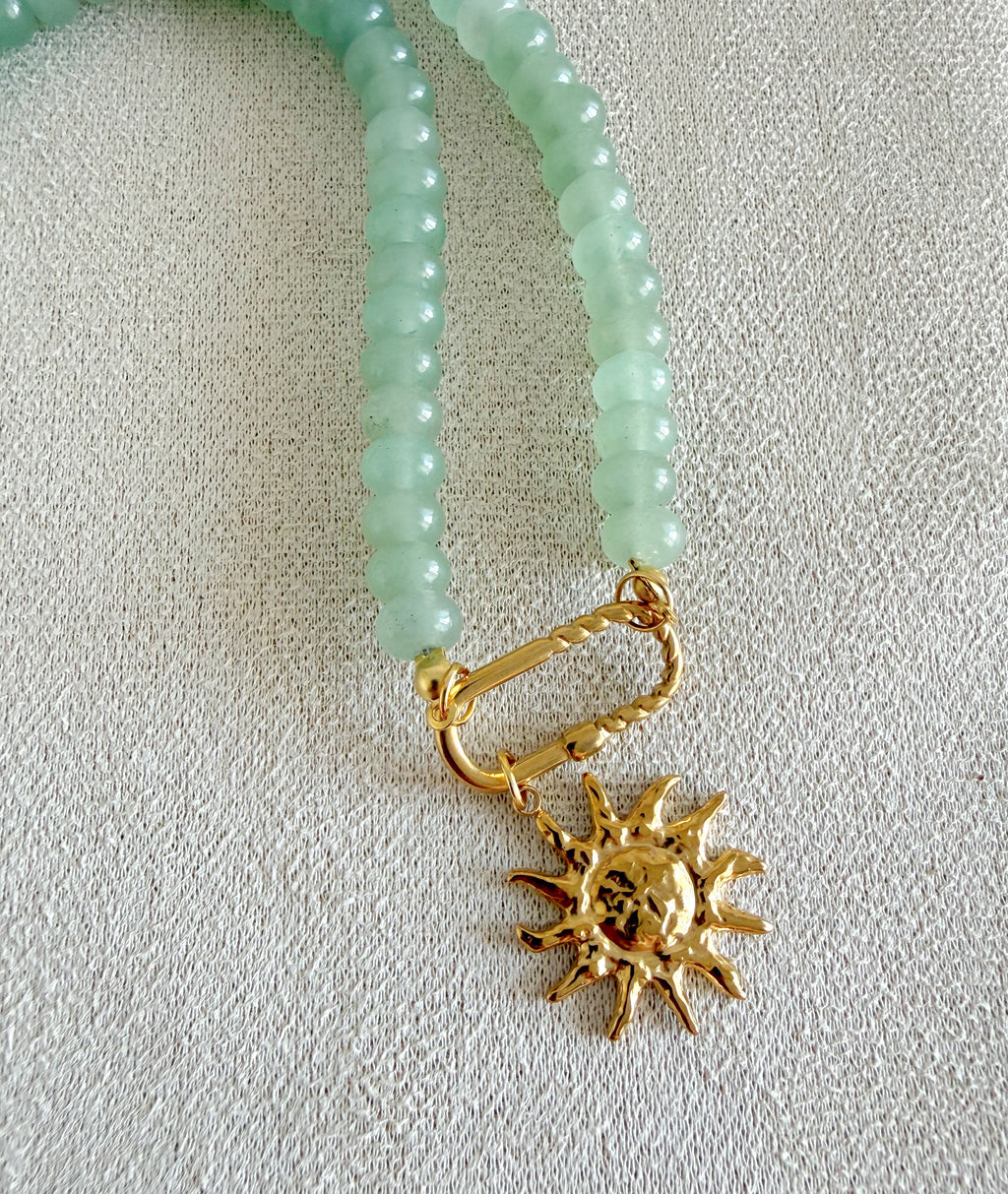 Collar de aventurina Verde