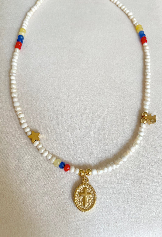 Collar Venezuela con Medalla