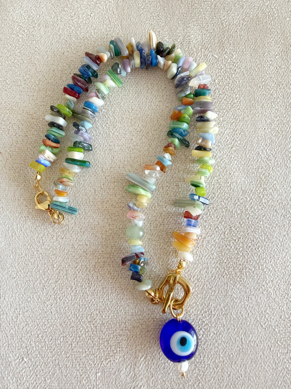 Coral + ojo turco
