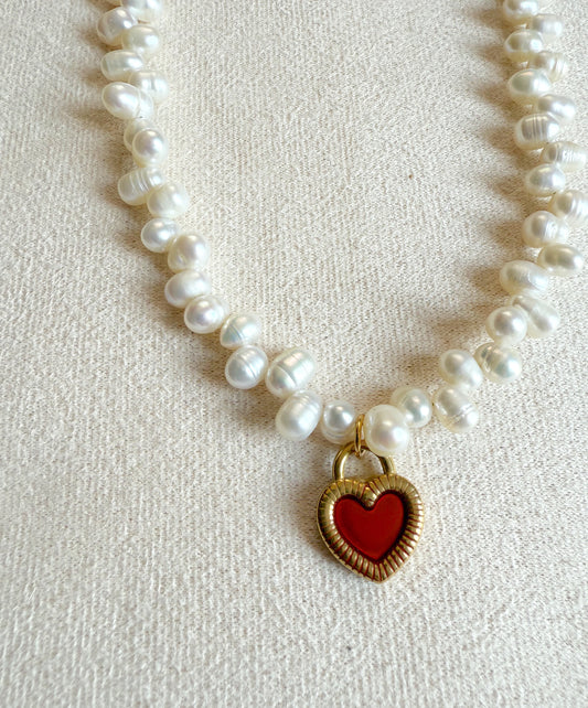 Perla + corazón