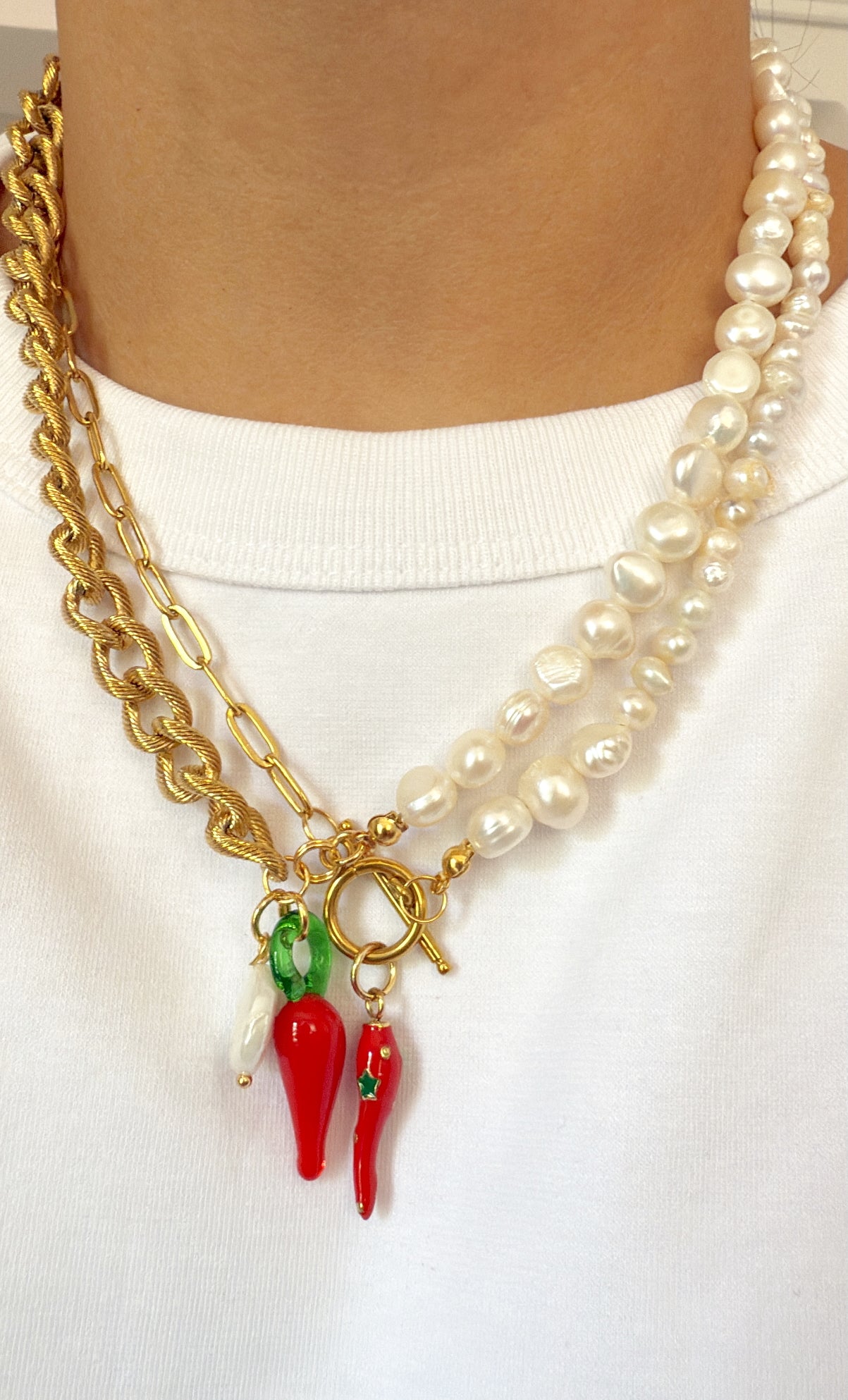 Cadena + perla