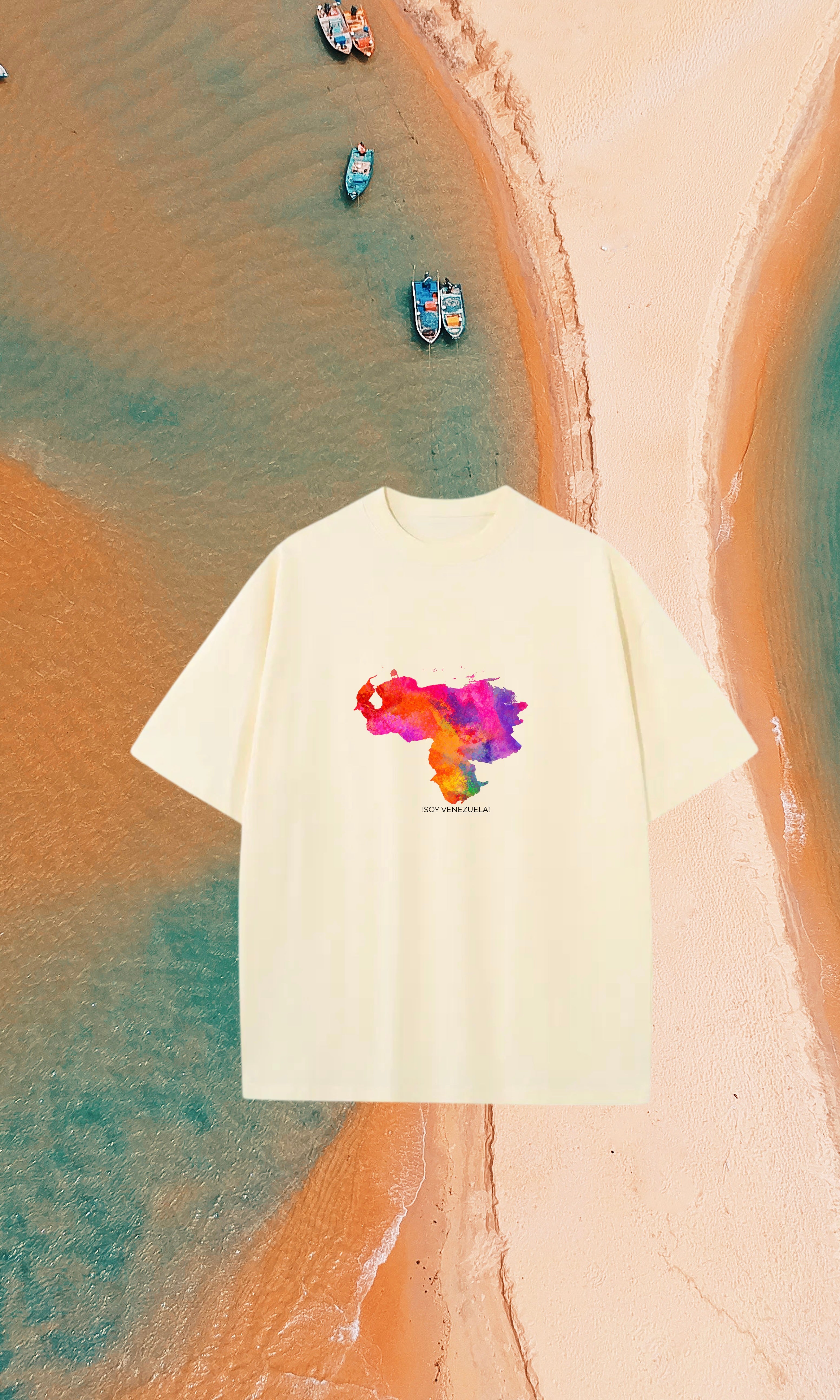 Camiseta (beige) ¡Soy Venezuela!