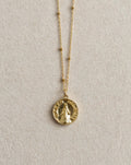 Virgen del Valle chapada en oro 18k